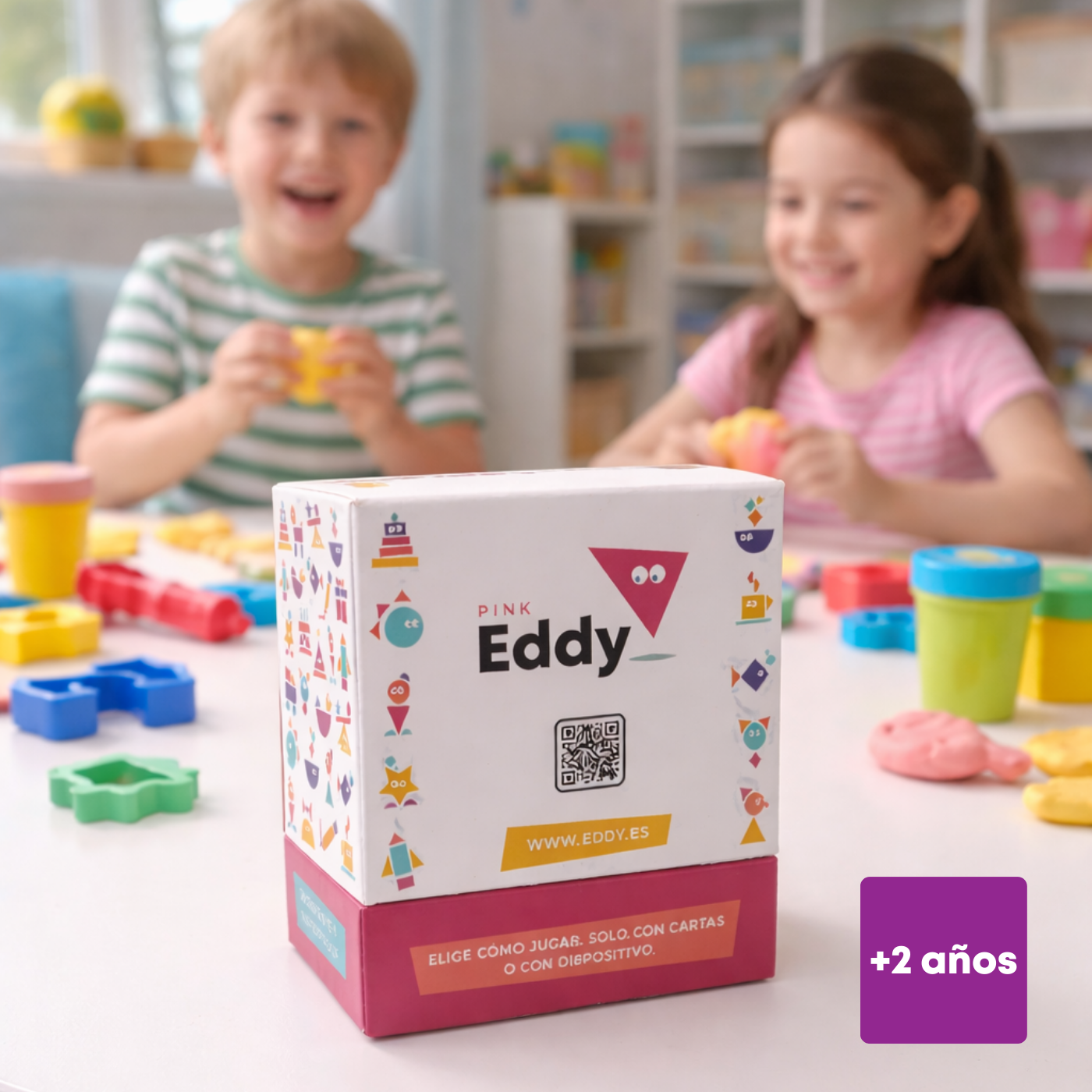 Pink Eddy - Juego de cartas educativo